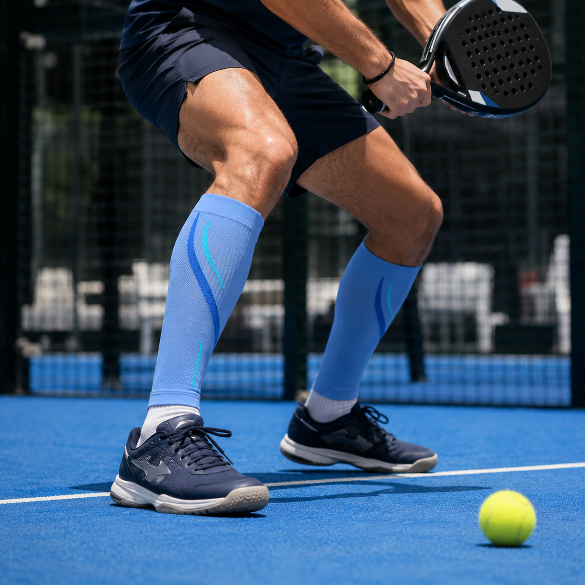Manchons de Compression Mollet – Récupération Padel & Tennis (Paire)