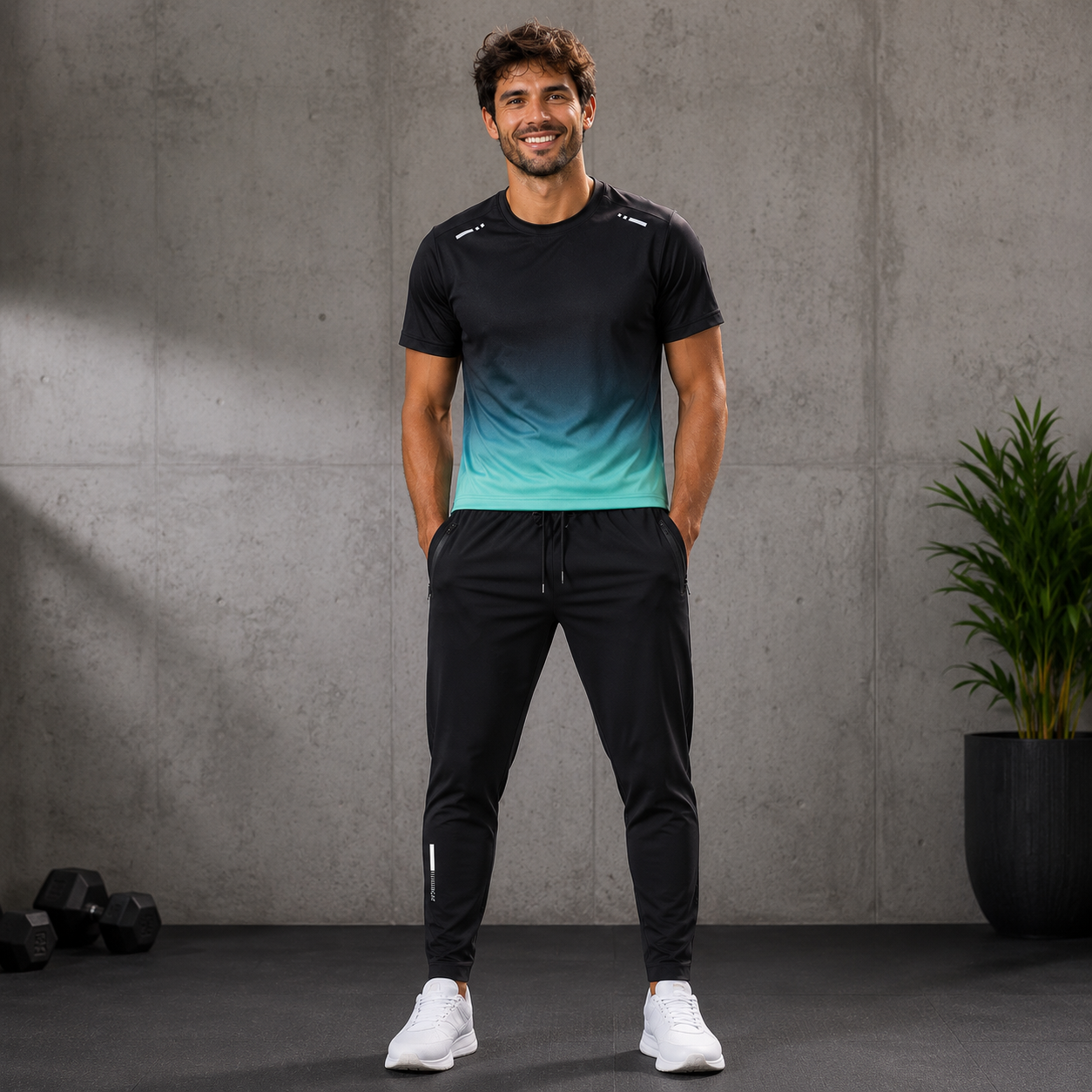 Pantalon Padel Homme – Jogging Élasthanne, Léger & Respirant