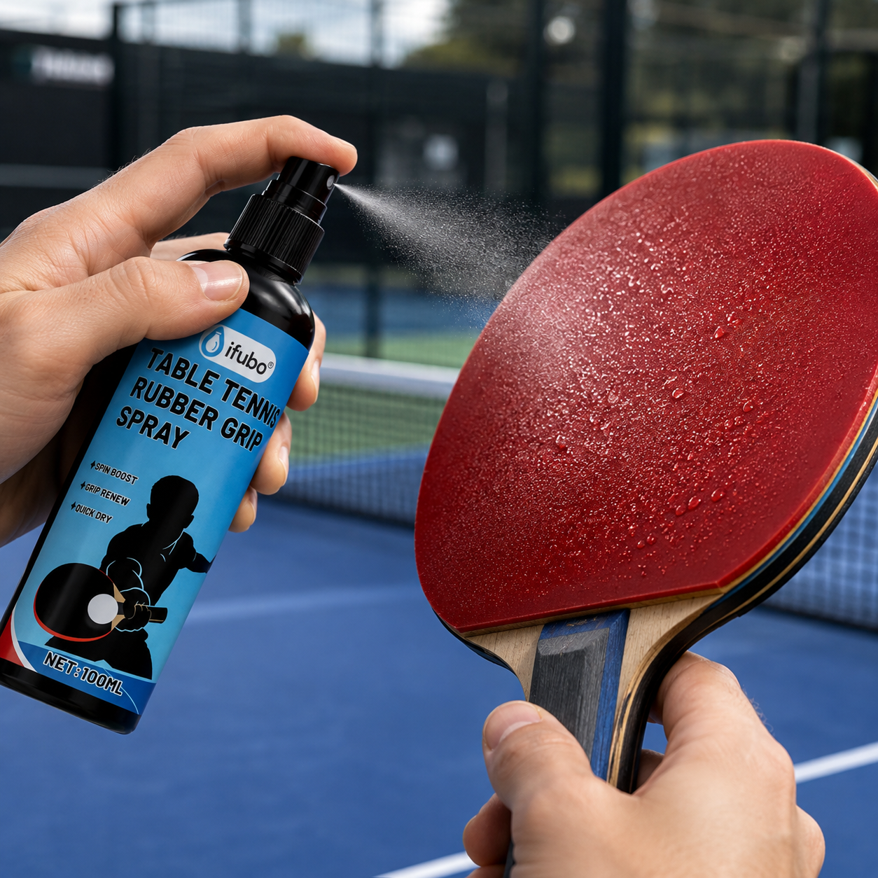 Spray Tackifiant pour Raquette de Tennis de Table – Booste l'Adhérence