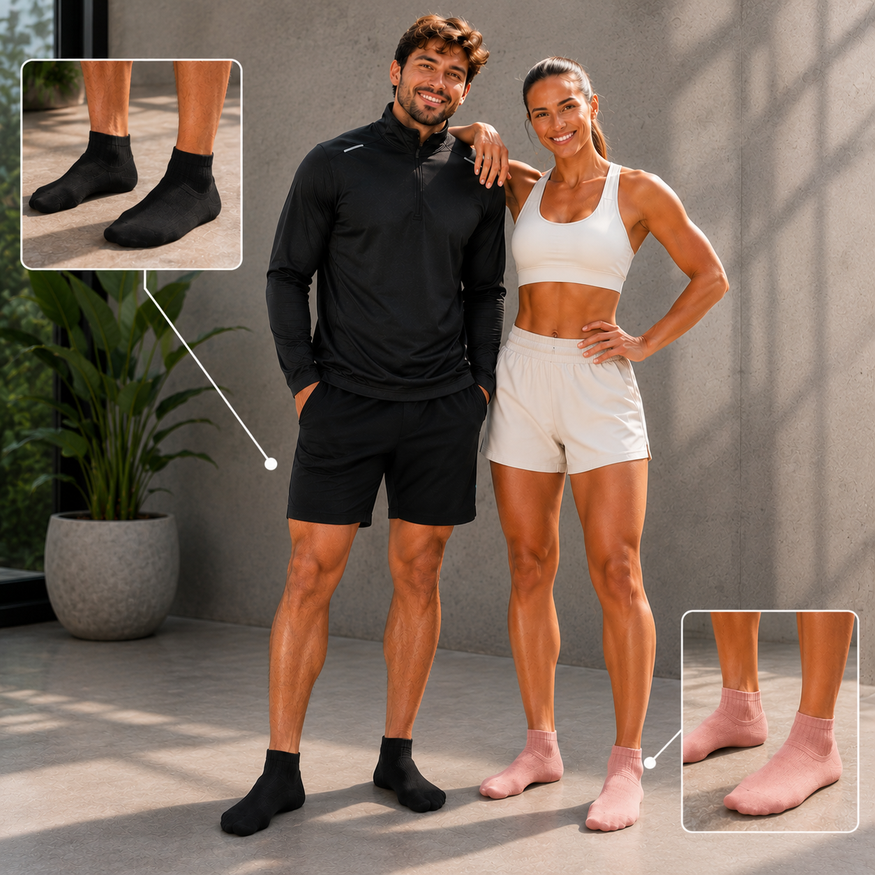 Chaussettes Padel & Pickleball Laine Mérinos – Coussin Thermique & Respirant