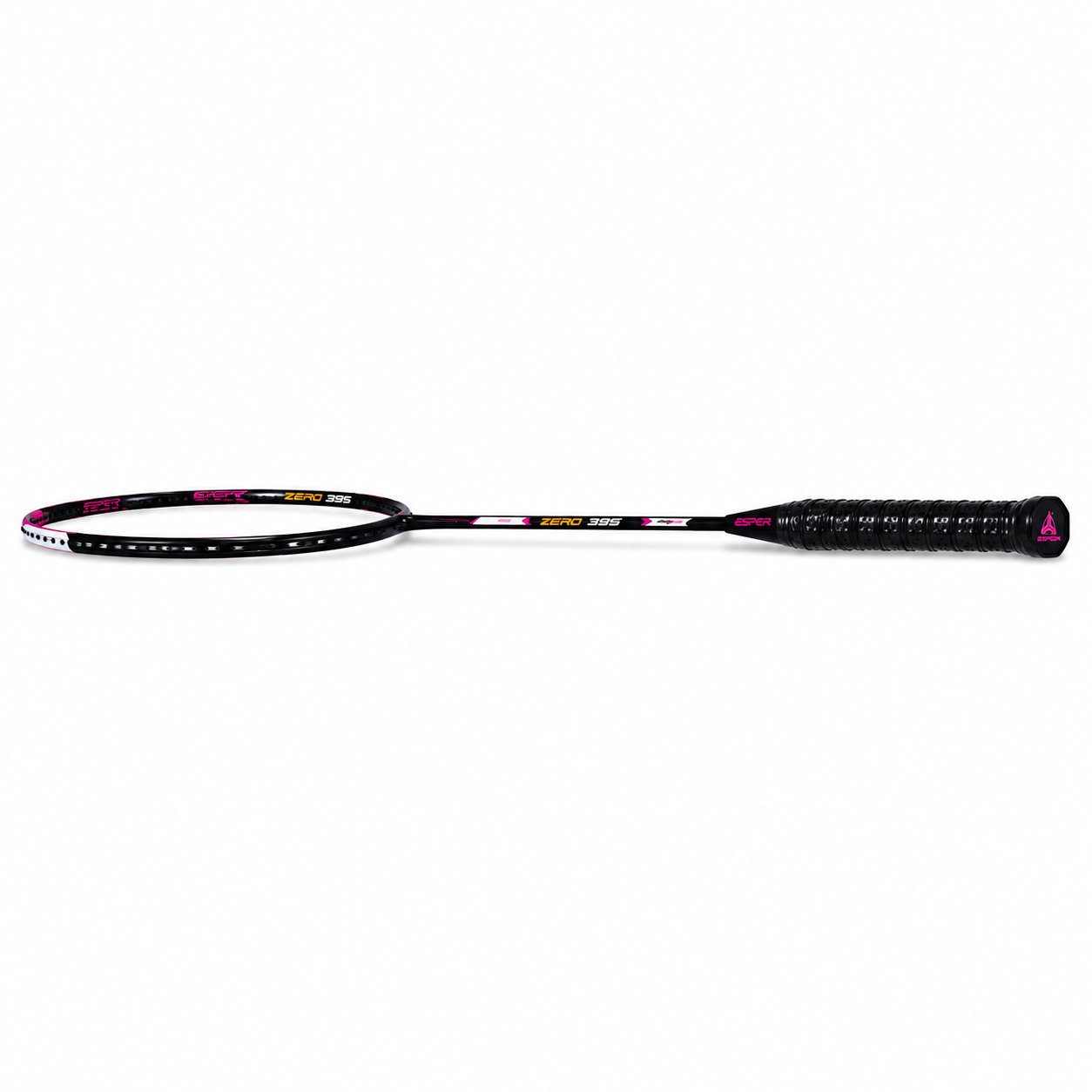 Raquette Badminton Carbone Ultra-Légère 4U – Niveau Débutant, Noir & Rose