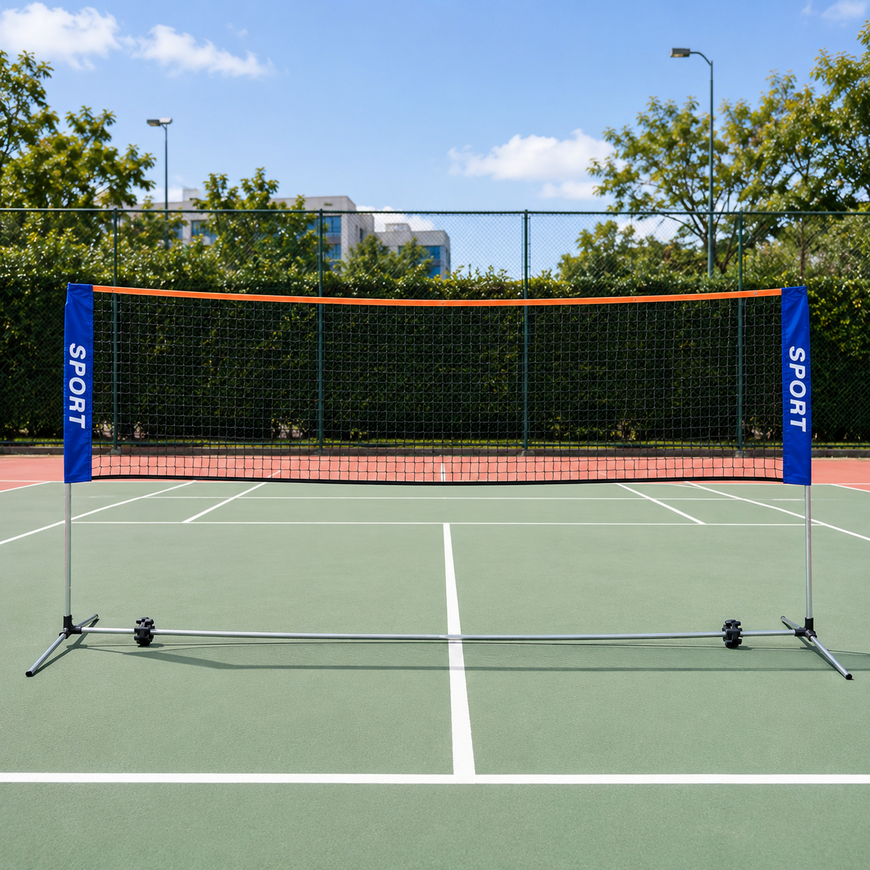 Filet de Badminton Portable Pliant – Intérieur & Extérieur