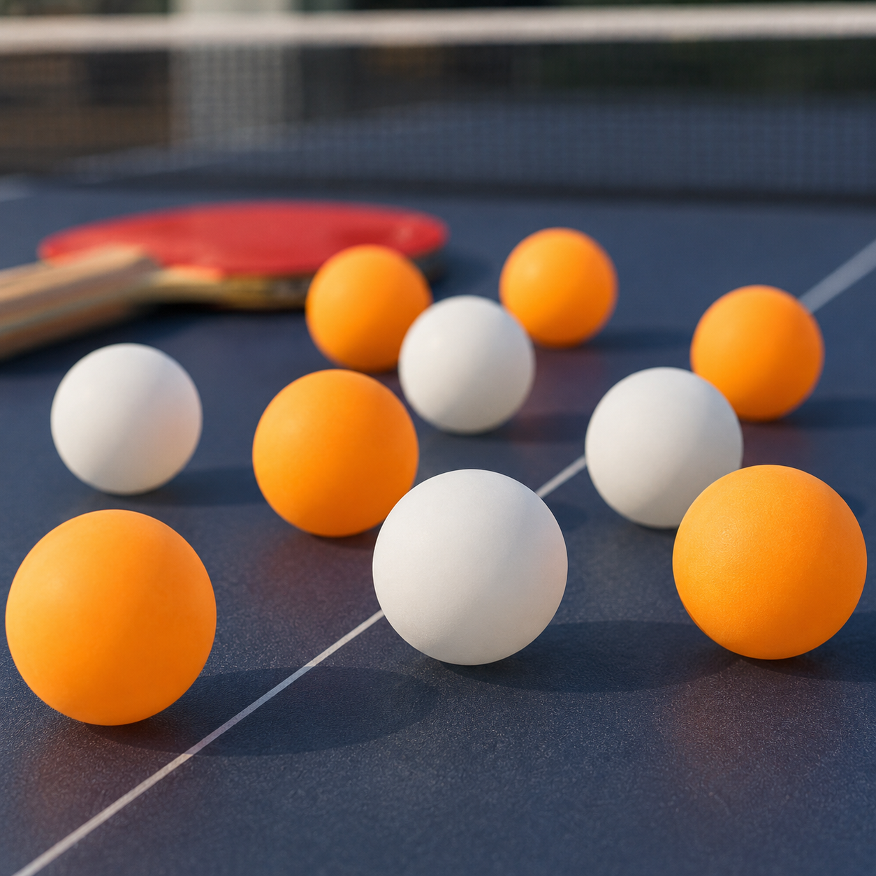 Balles de Tennis de Table 3 Étoiles ABS – Lot Entraînement & Compétition
