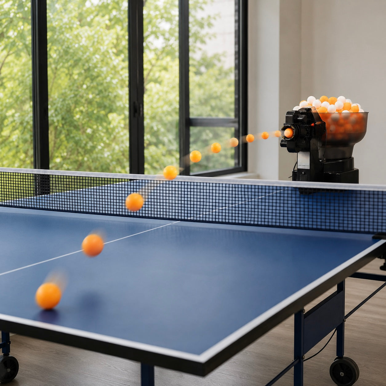 Robot de Tennis de Table HP-07 – Machine à Balles 36 Effets de Rotation