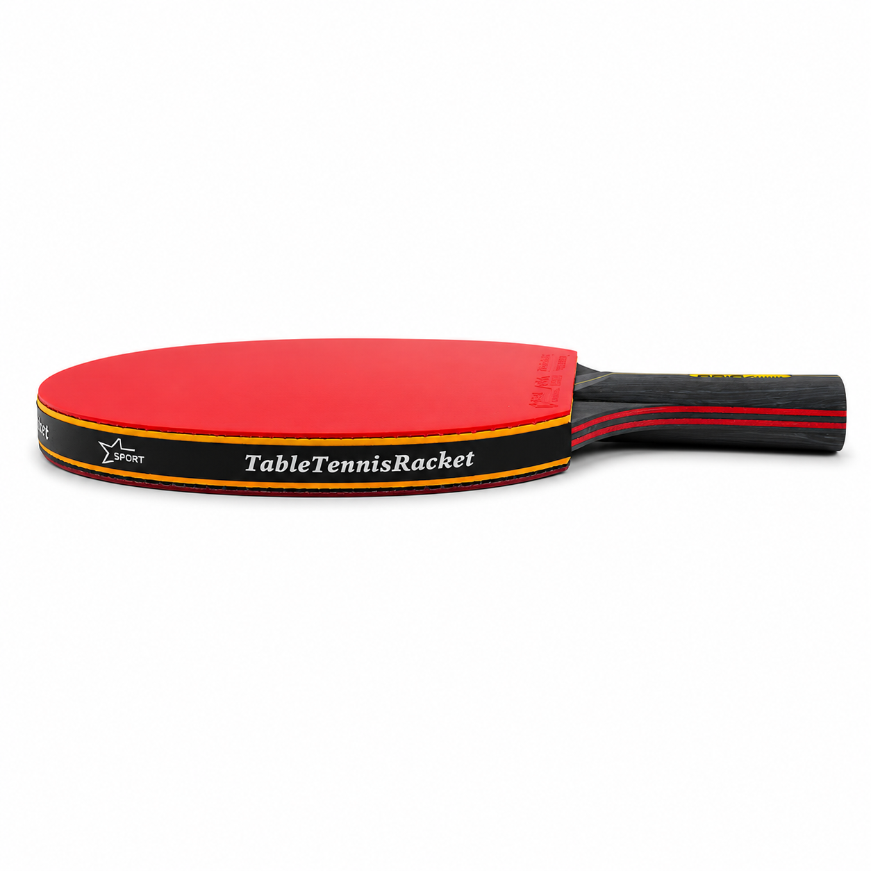 Set de 2 Raquettes de Tennis de Table Carbone avec Balles et Housse