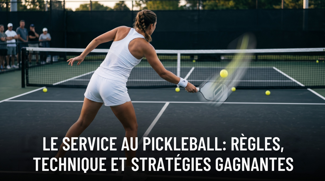 Le service au pickleball : règles, technique et stratégies gagnantes