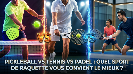Pickleball vs tennis vs padel : quel sport de raquette vous convient le mieux ?