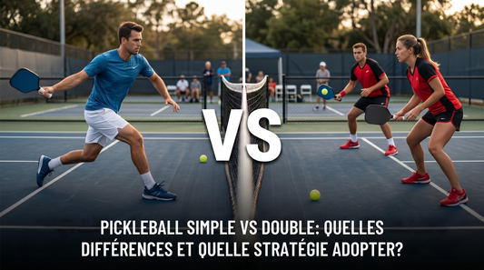 Pickleball simple vs double : quelles différences et quelle stratégie adopter ?