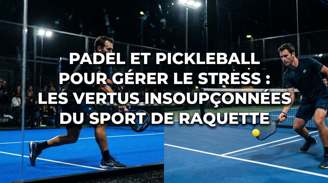 Padel et pickleball pour gérer le stress : les vertus insoupçonnées du sport de raquette