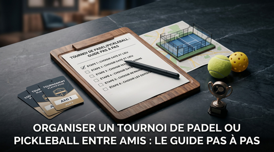 Organiser un tournoi de padel ou pickleball entre amis : le guide pas à pas