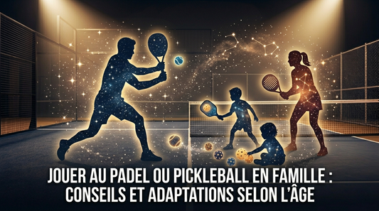 Jouer au padel ou pickleball en famille : conseils et adaptations selon l'âge
