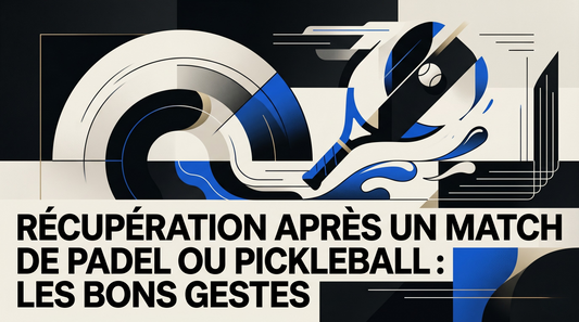 Récupération après un match de padel ou pickleball : les bons gestes