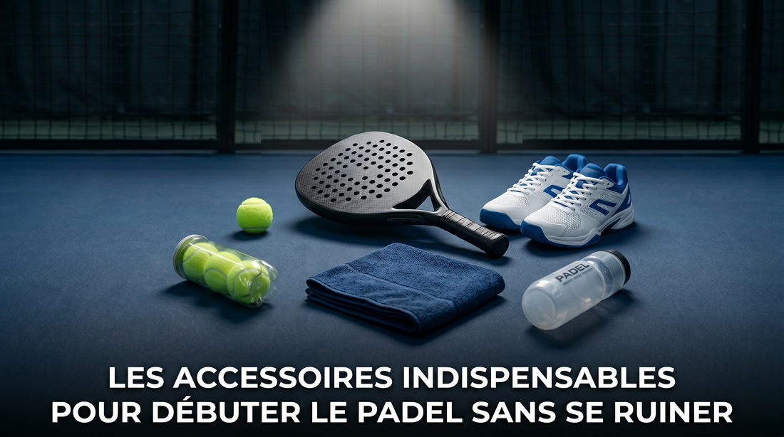 Les accessoires indispensables pour débuter le padel sans se ruiner