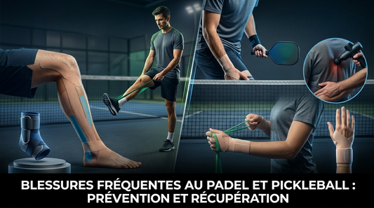 Blessures fréquentes au padel et pickleball : prévention et récupération