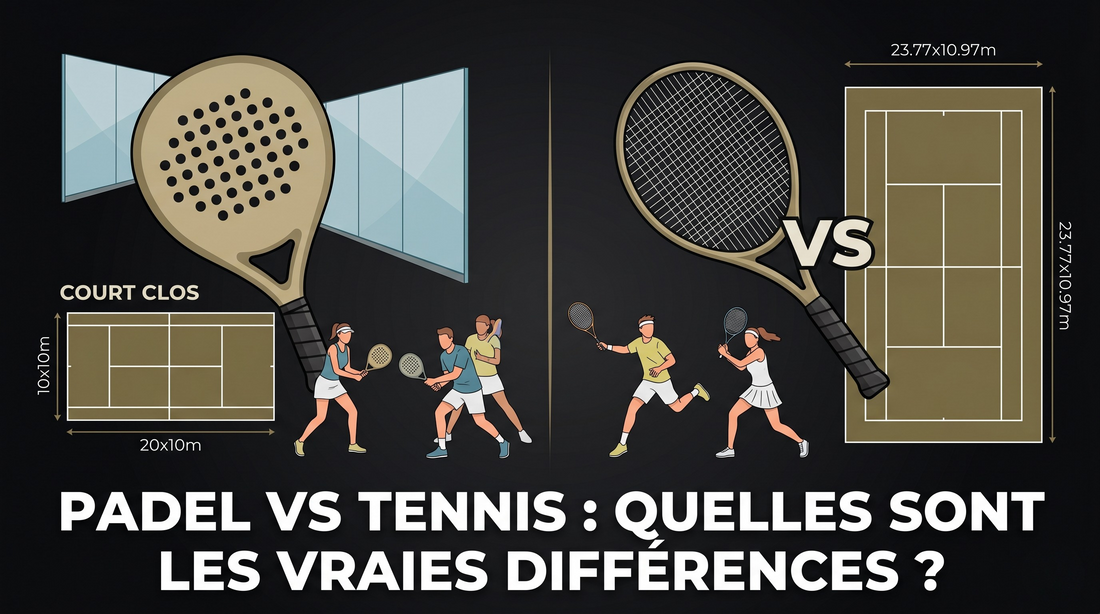 Padel vs tennis : quelles sont les vraies différences ?