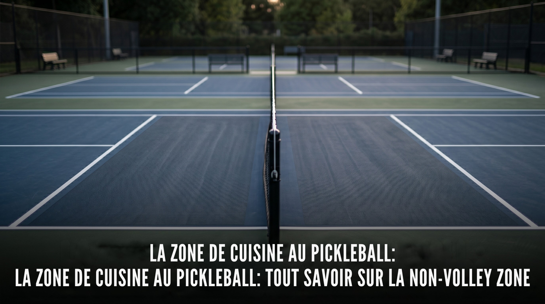 La zone de cuisine au pickleball : tout savoir sur la Non-Volley Zone