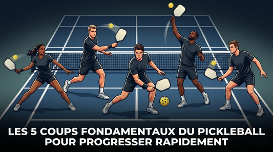 Les 5 coups fondamentaux du pickleball pour progresser rapidement