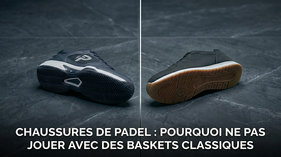 Chaussures de padel : pourquoi ne pas jouer avec des baskets classiques