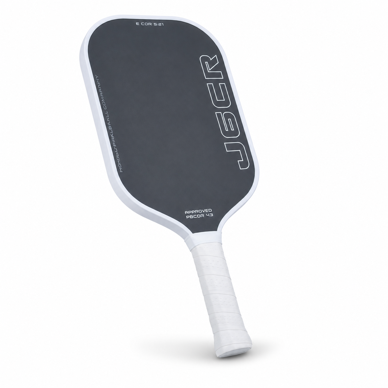 Raquette de Pickleball Fibre de Carbone Vertical — Noyau EPP Élastique, Thermoformée, 230g, Certifiée USAPA