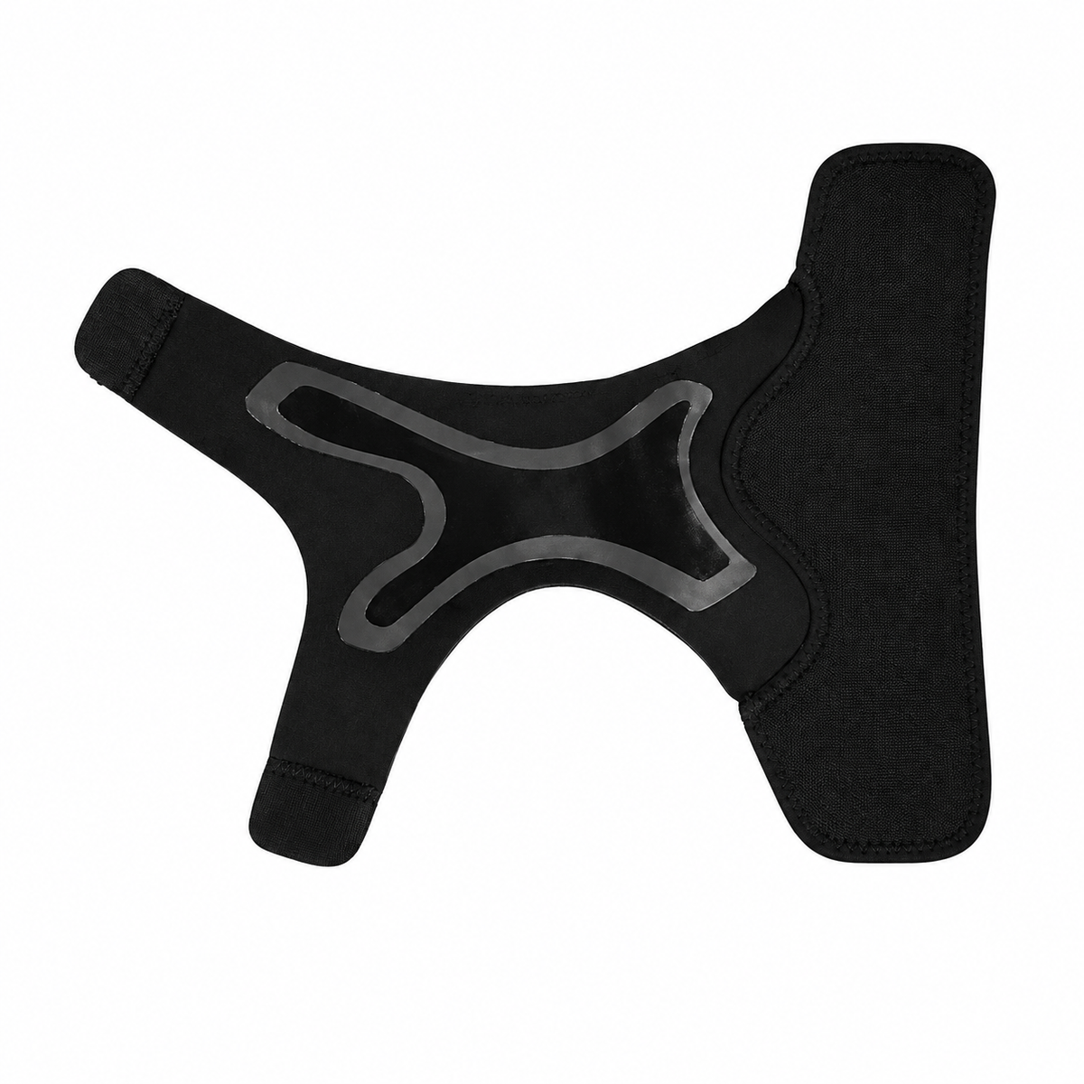 Chevillère de compression ajustable noire pour soutien et prévention des entorses