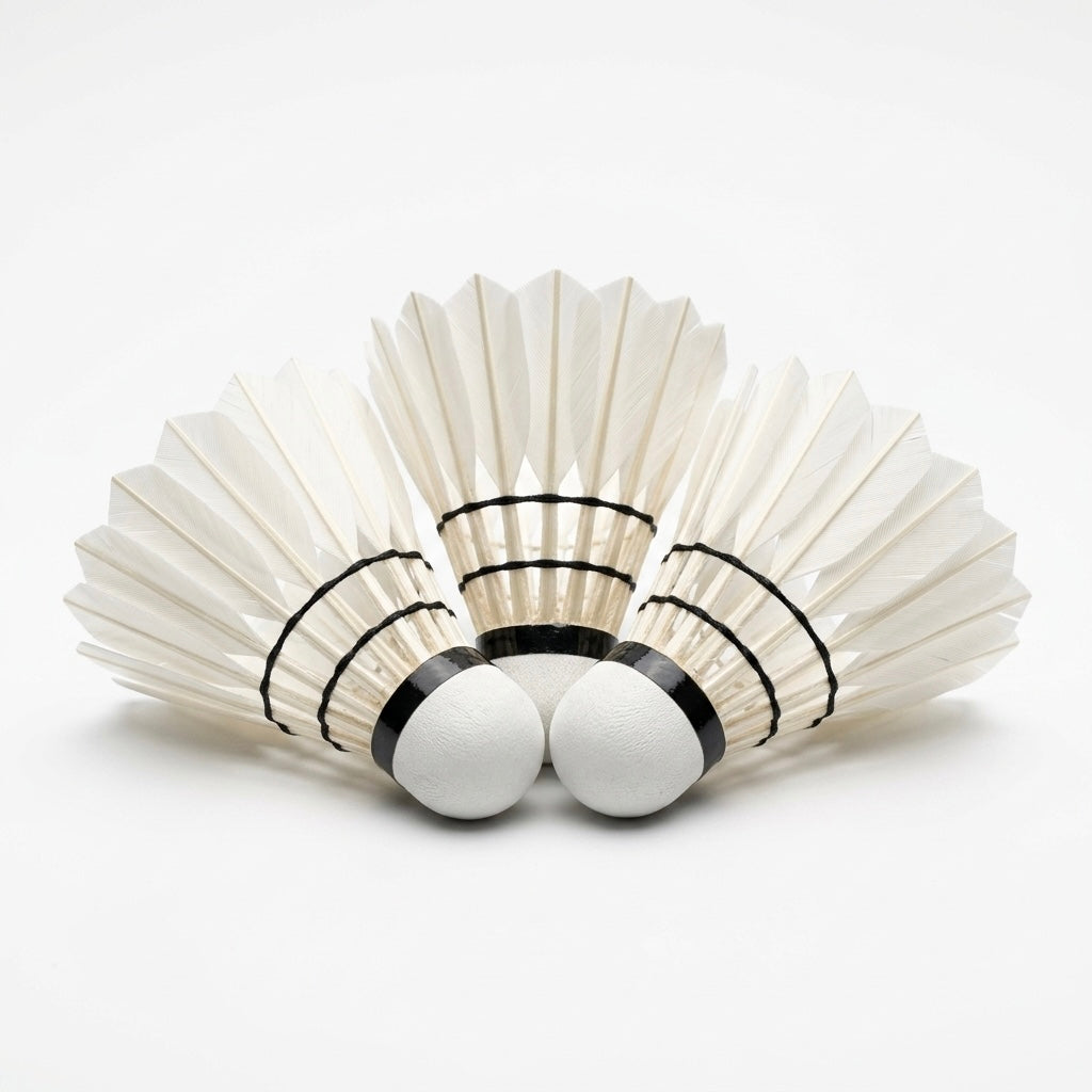 Volants Badminton Plumes de Canard Professionnels – Pack de 3