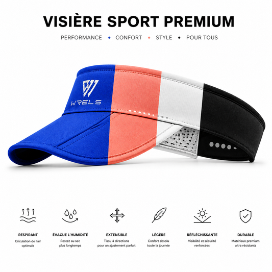 Visière Sport Anti-UV | Sommet Vide Réglable | Été