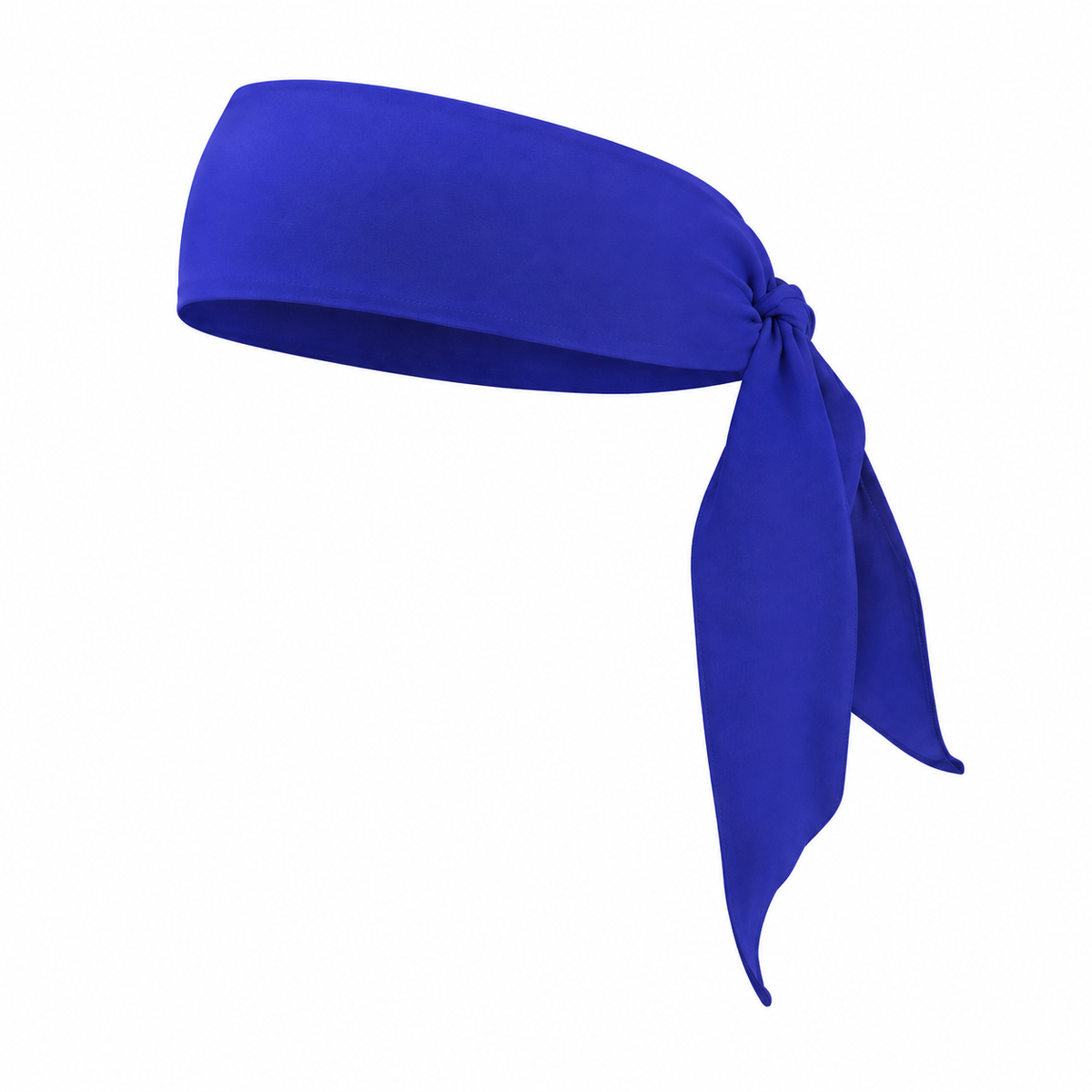 Bandeau de tête pirate sport bleu marine - vue de face