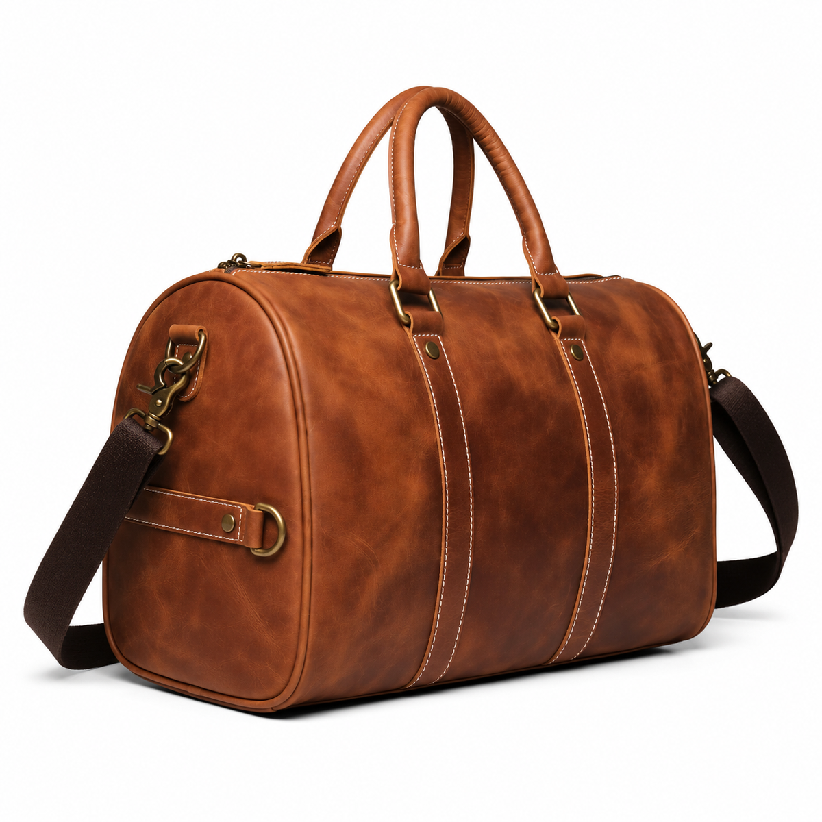 Sac de Voyage en Cuir Vintage – Style Week-End Homme