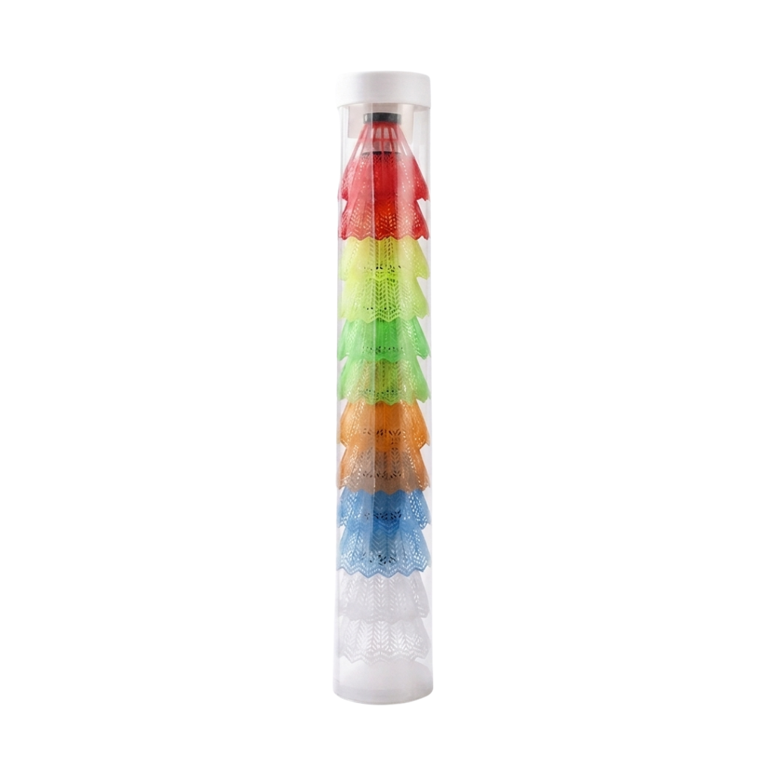 Volants Badminton Colorés en Mousse – Lot de 12 pour Jeux Loisir