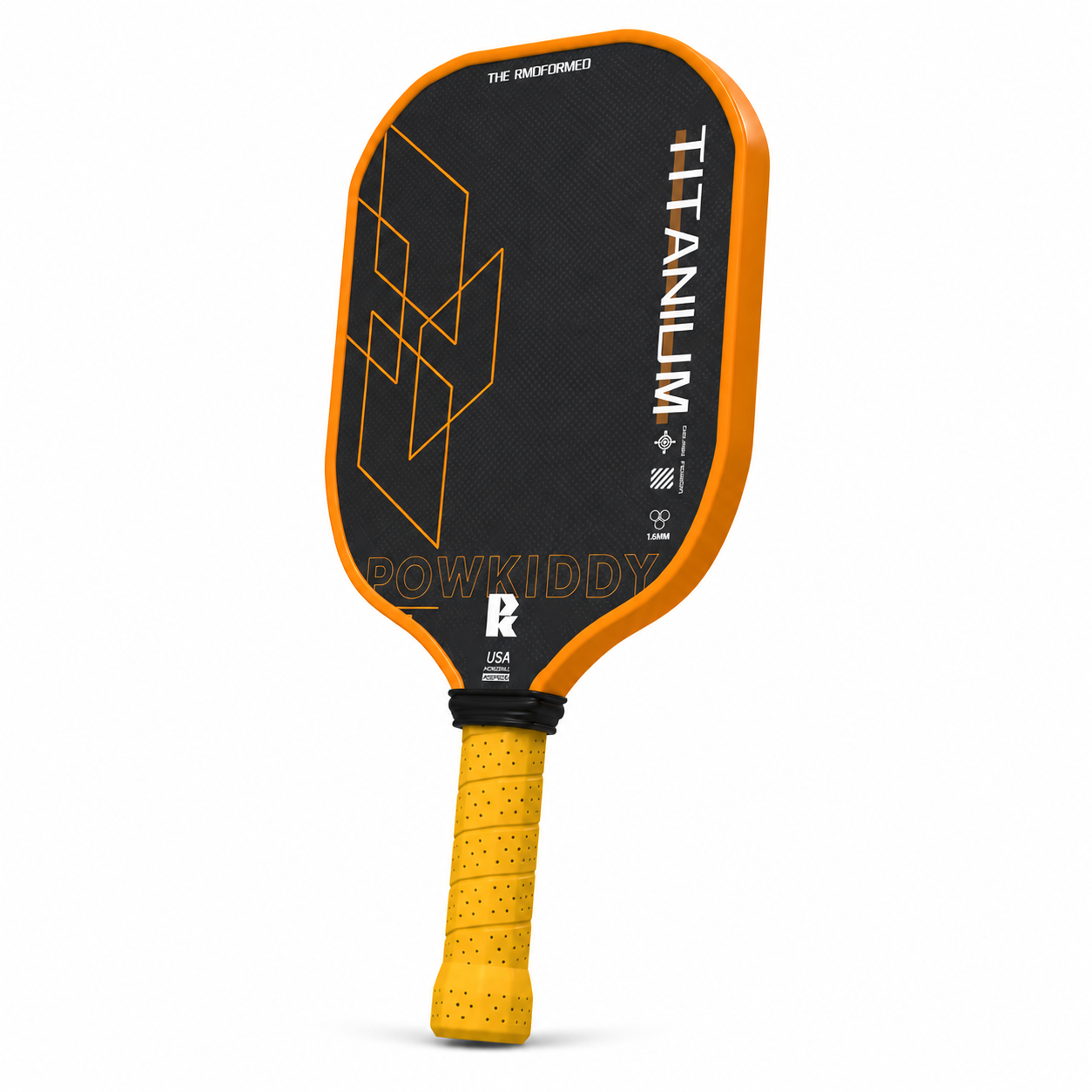 Raquette Pickleball Carbone | Noyau 16mm Nid d'Abeille | Attaque