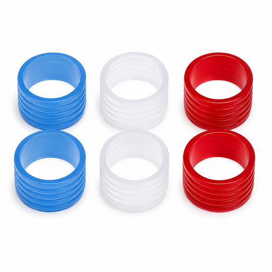Anneau Anti-Vibration Poignée Raquette - Lot de 4 en Silicone