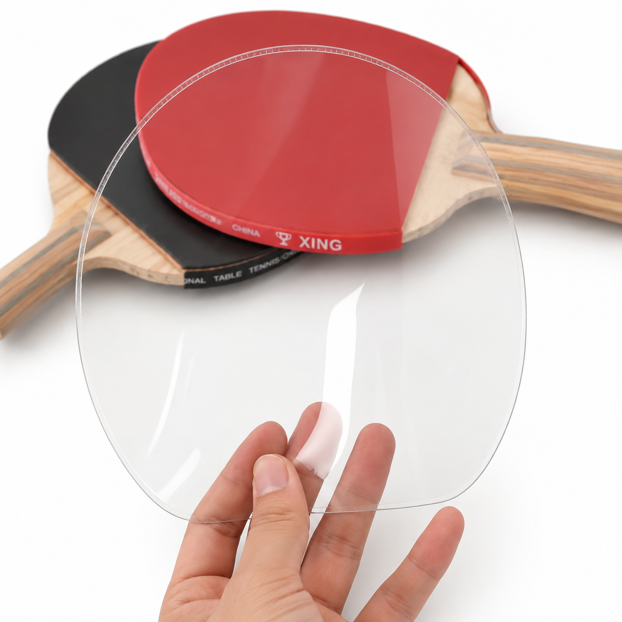 Film de Protection Adhésif pour Revêtement de Raquette de Tennis de Table