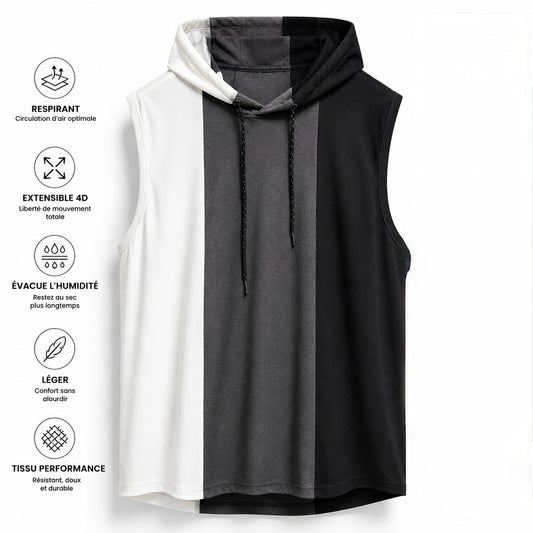 Débardeur à Capuche Padel Homme – Léger, Uni & Sport