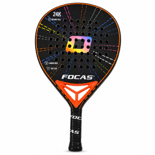 Raquette de Padel Carbone 24K Surface Rugueuse 2026 – EVA Haute Qualité | Niveau Avancé