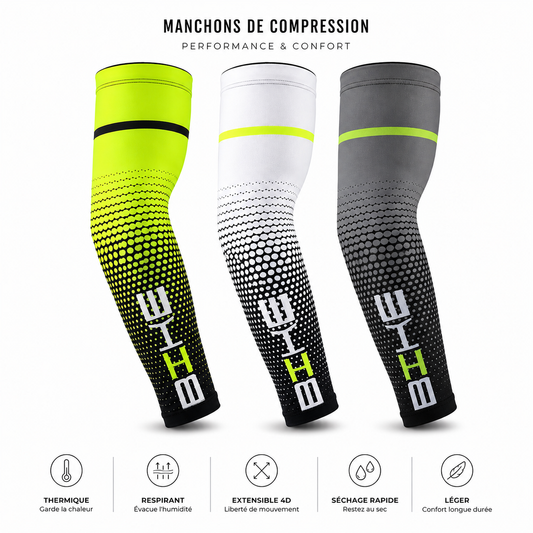 Manchons de Bras Rafraîchissants - Protection UV & Sport