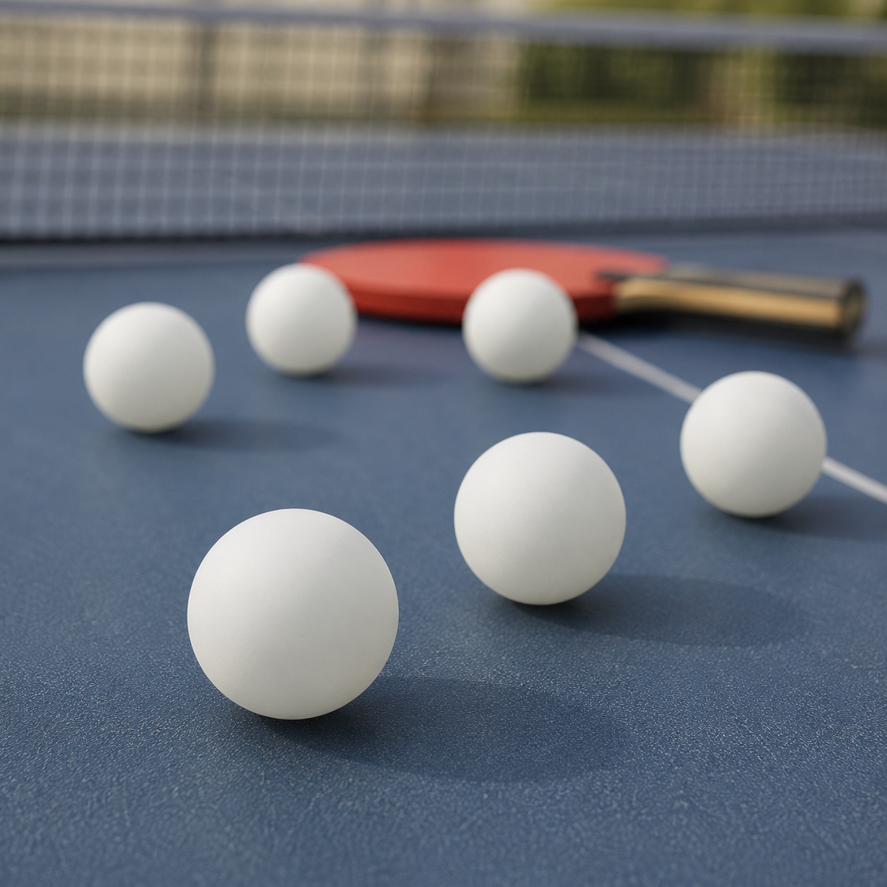 Balles de Tennis de Table 3 Étoiles G40 ABS – Entraînement Multi-Balles ITTF