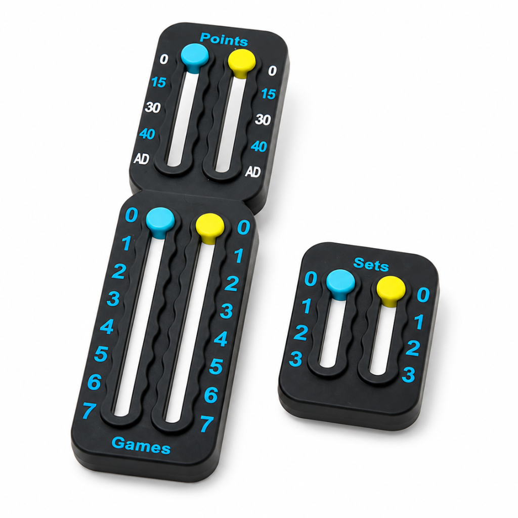 Marqueur de Score Padel – Adhésif Ultra-Léger 1,9g | Suivi de Score sur Raquette