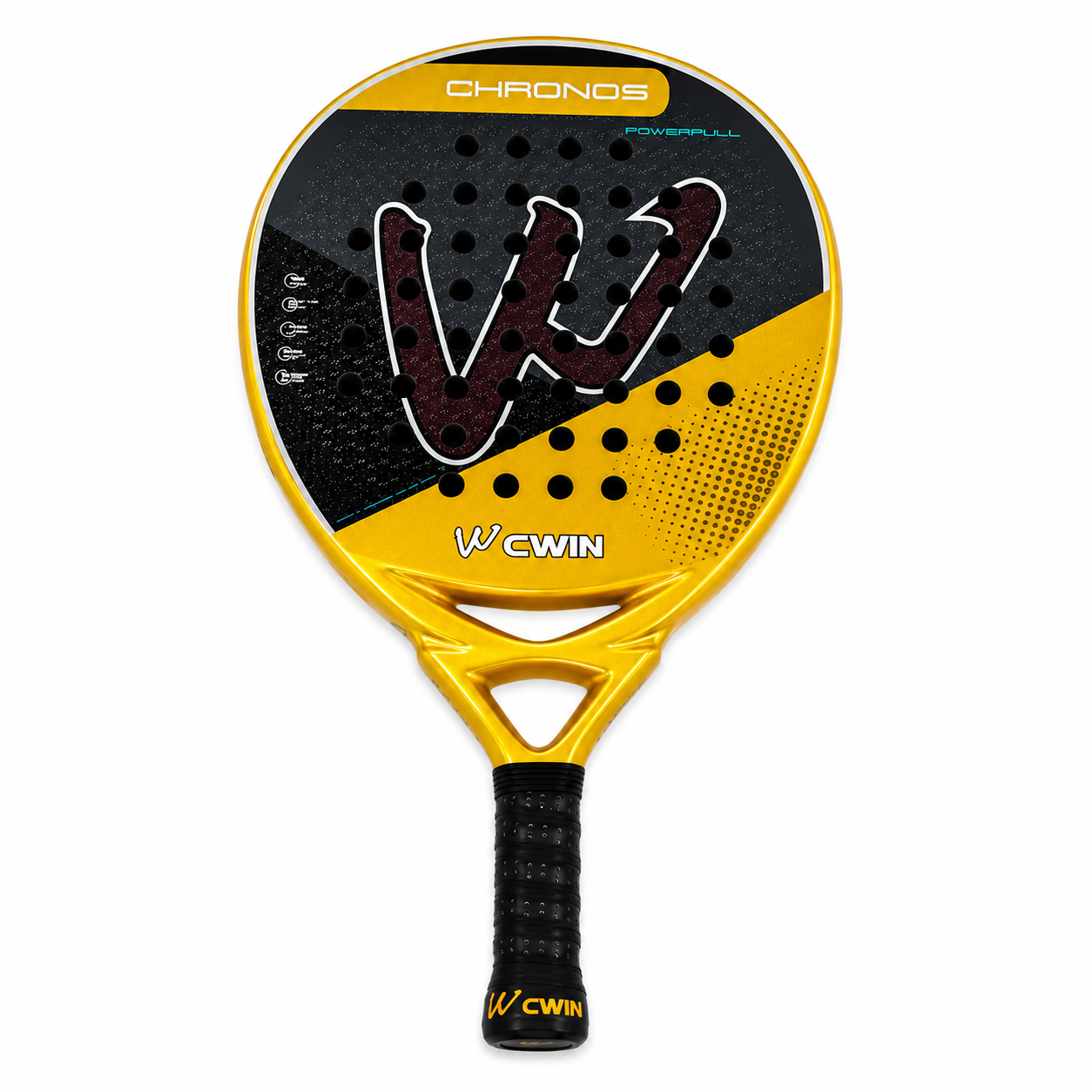 Raquette Padel Kevlar EVA – Face Élargie, Design Nid d'Abeille, 360g Tous Niveaux