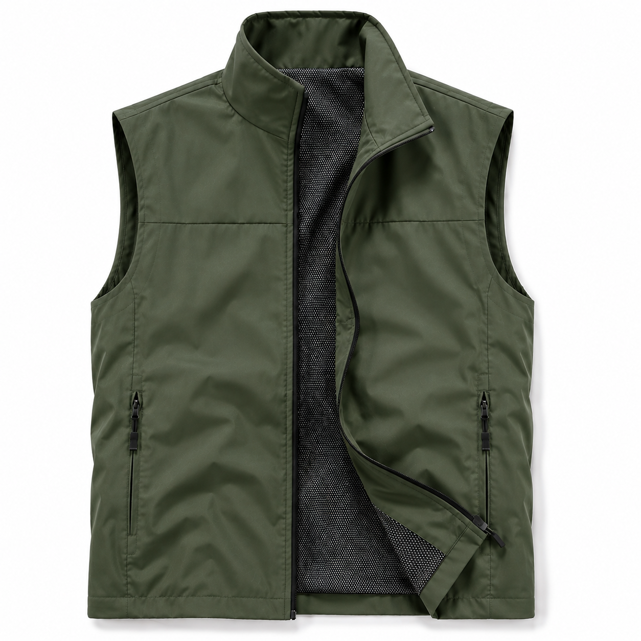 Gilet Cargo Sans Manches Homme – Imperméable & Séchage Rapide
