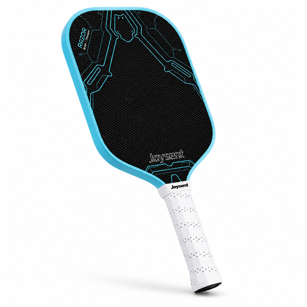 Raquette de Pickleball Hybride Titane & Carbone Tissé 225g — Puissance, Stabilité, Thermoformée