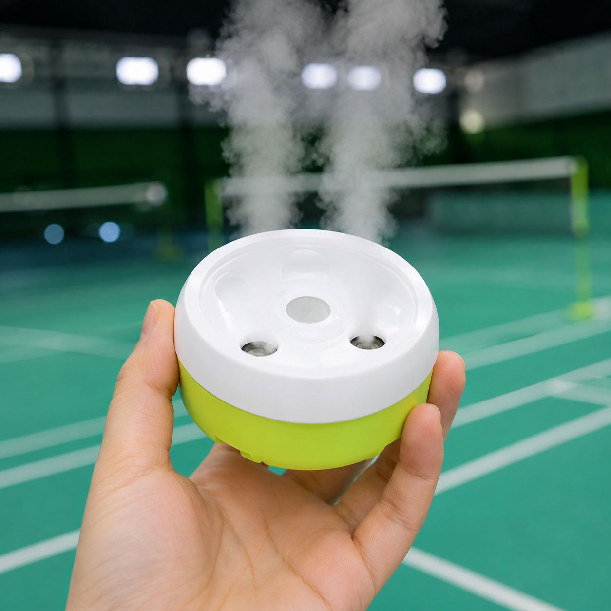 Humidificateur Portable pour Volants de Badminton – Vapeur Rapide