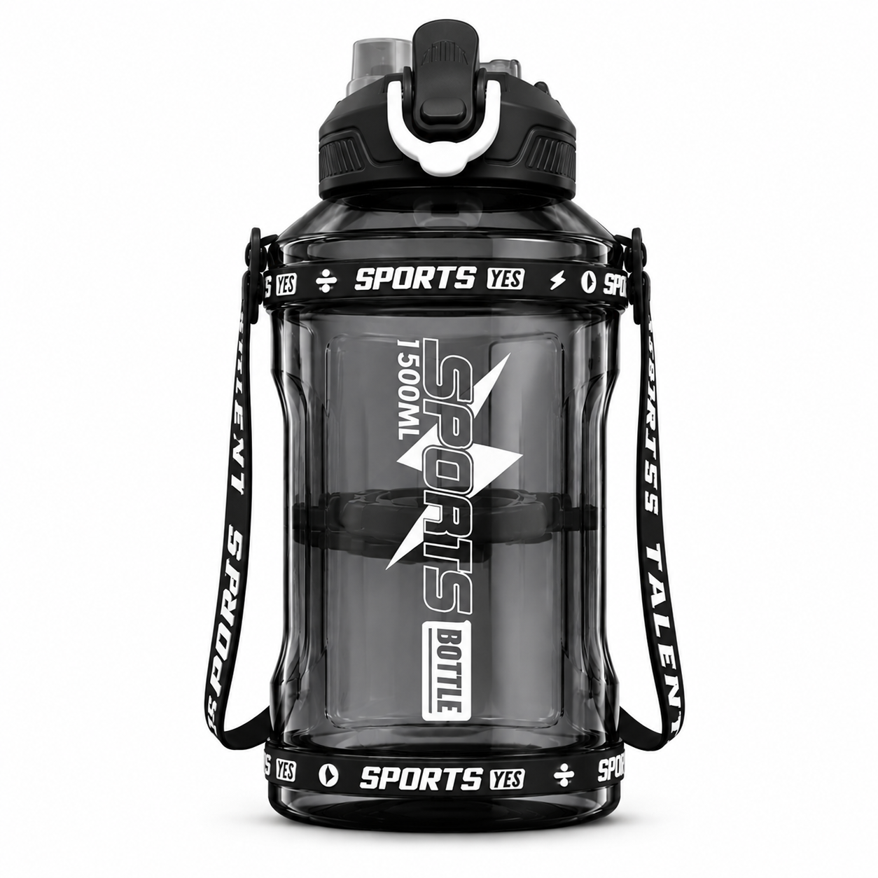 Gourde de Sport 1,5L avec Dragonne – Grande Contenance