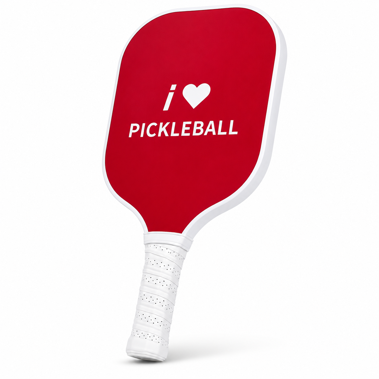 Raquette de Pickleball Fibre de Carbone I Love Pickleball — Certifiée USAPA, Outdoor, Format Pro
