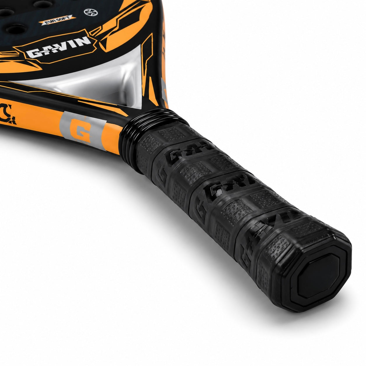 Raquette Padel Carbone 3K Forme Ronde – Core EVA Souple, Contrôle & Confort
