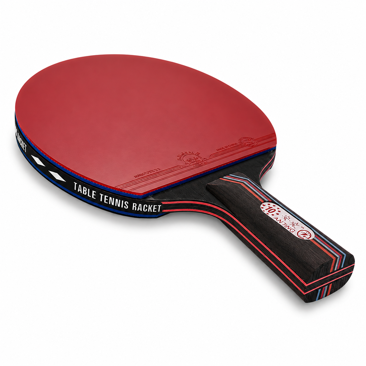 Set de 2 Raquettes de Tennis de Table 10 Étoiles Carbone – Compétition