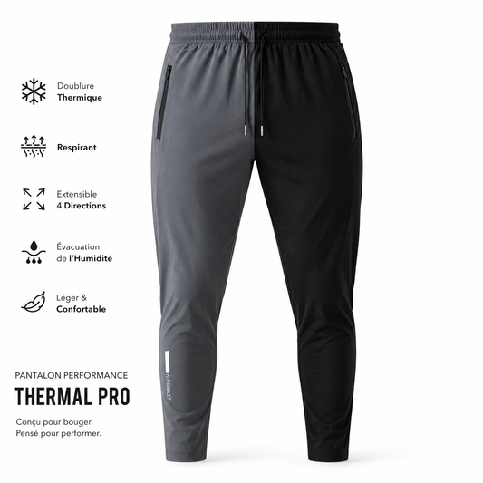 Pantalon Padel Homme – Jogging Élasthanne, Léger & Respirant