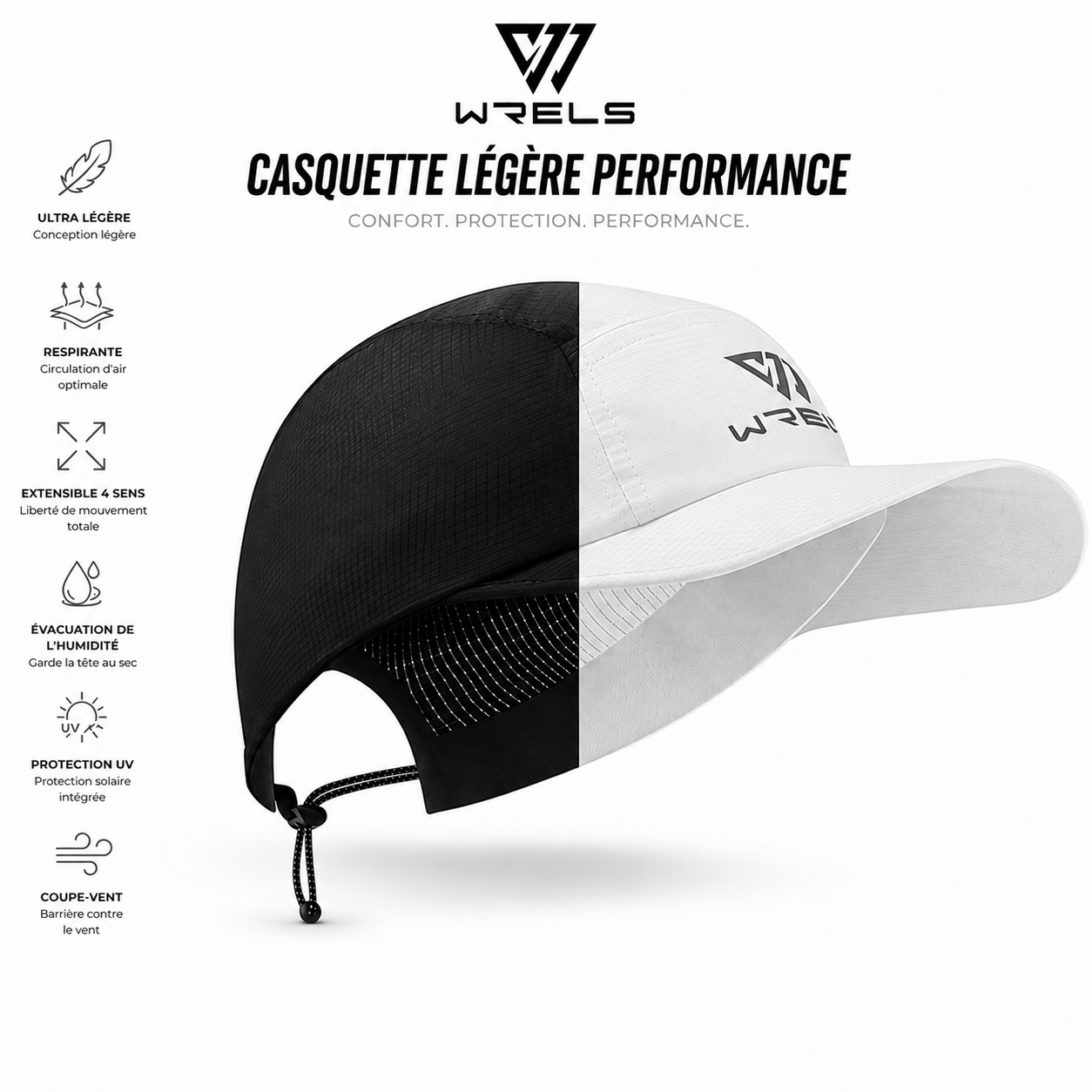 Casquette Padel & Pickleball UPF50+ – Respirante, Légère & Séchage Rapide