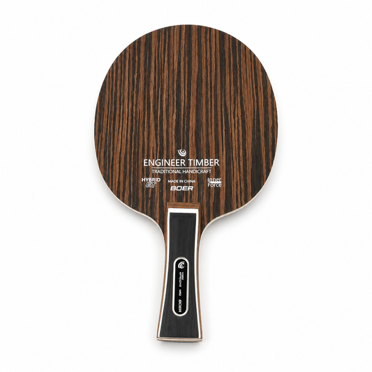 Lame de Tennis de Table 5 Plis Ébène et Dalbergia – Manche Long