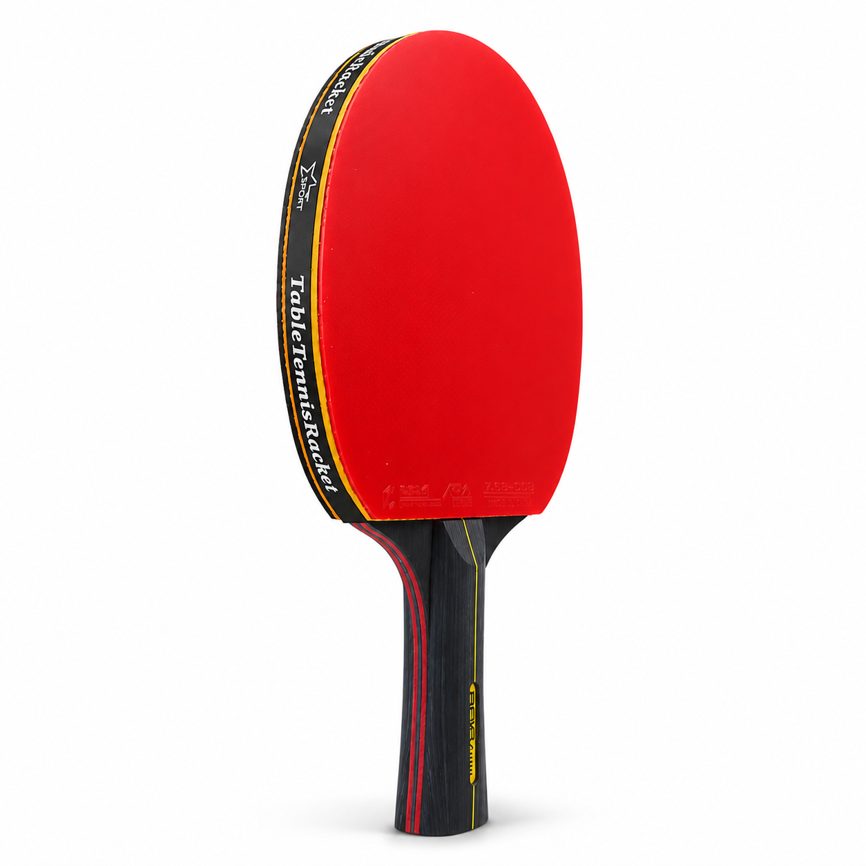 Set de 2 Raquettes de Tennis de Table Carbone avec Balles et Housse