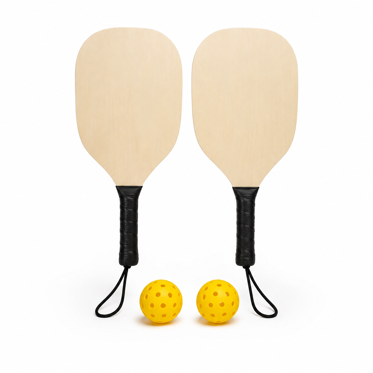 Kit Multisport Badminton Pickleball Volley-Ball avec Filet Réglable – 7 Pièces